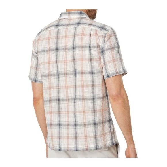 Vince M80011493 Men's Sz L Multicolor Topanga Plaid S/S Button-Down Shirt $185 - Picture 7 of 7